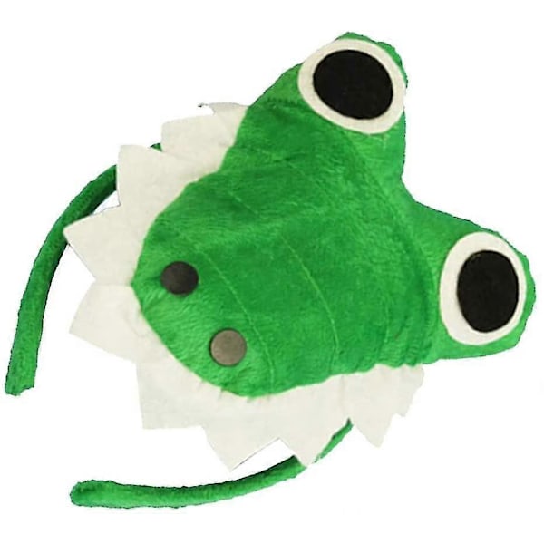 Dyrehodebøyle Plysj Party Hodeplagg Hodebøyle Party Cosplay Kostyme Rekvisitter - Krokodille