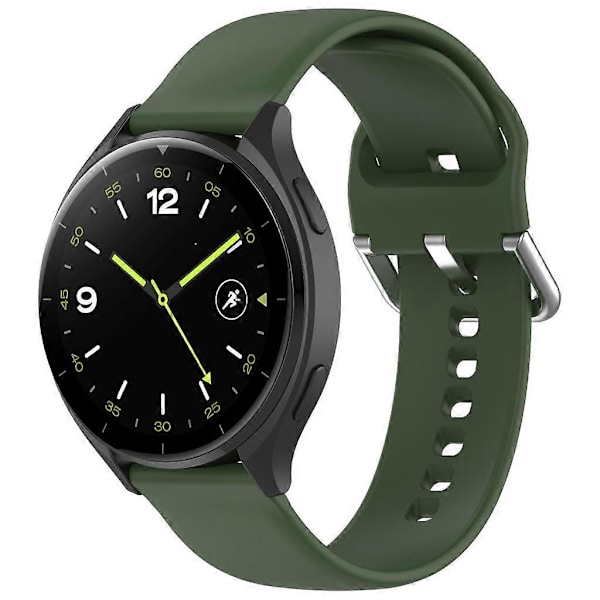 Rannekkeen silikoninen vaihtohihna V9 PRO:lle ArmyGreen