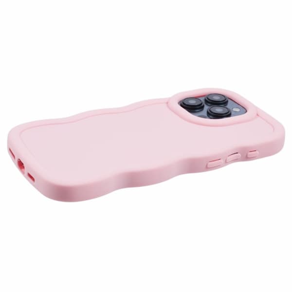 iPhone 13 Pro Max Mobil Deksel Bølgete Lys Rosa