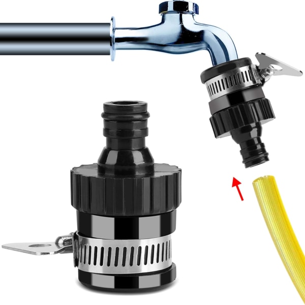 Universal kranadapter, kran slangekobling, hageslange adapter slange, vask hageslange hurtigkobling tilbehør