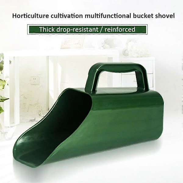 Plastplanteringsspade med hink för trädgårdsarbete och guldpanning Multifunktionellt verktyg