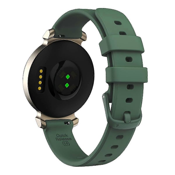 Silikon Urrem Til Garmin Lily 2 Dark Green