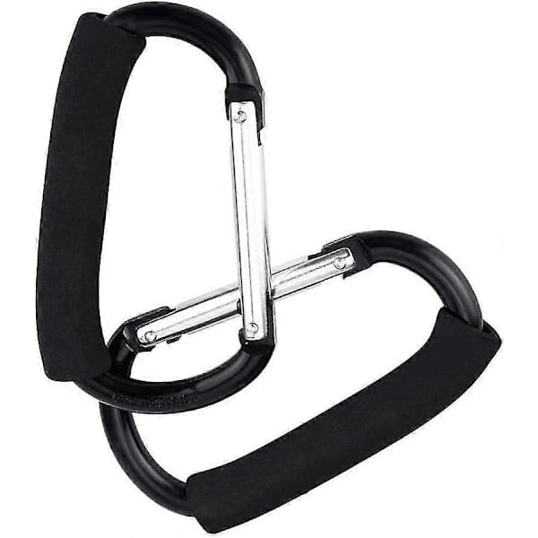 Bæreposeholder Bærehåndtak Verktøy Multipurpose Snap Hook Barnevogn Krok Sett Organizer 2-pakning