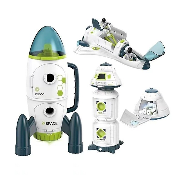 Puzzle Space Model Shuttle Avaruusasema Raketti Ilmailulelu Pojille Leikkiauto Lahja Astronaut
