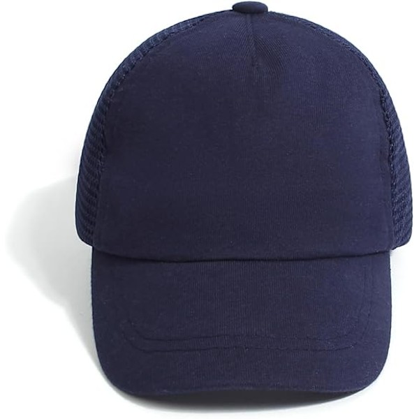 Baby Toddler Baseball Cap Justerbar Solhatt Dinosaurie Solid Färg Hatt Barn Pojkar Flickor Lämplig för 2-5 År Gamla Navy