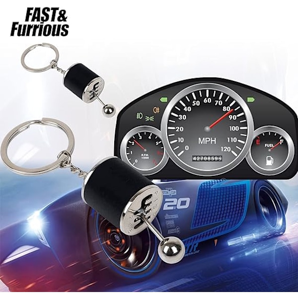 1 kpl Auton vaihdekepin avaimenperä, Luova autovaihteen vaihdekepin mallin avaimenperä, Auton vaihteen muotoiset metalliseosavaimenrenkaat, Miehen avaimenperälahja Auton lisävarusteiden riipus