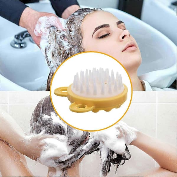 Silikone Hovedbundsmassagebørste til Hårpleje & Afslapning