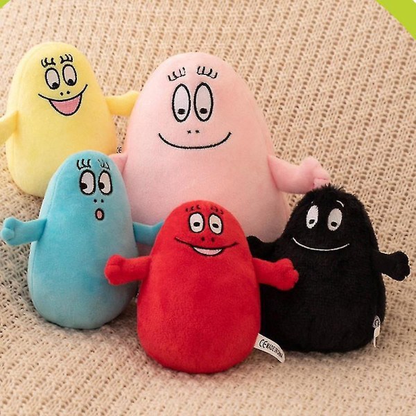 Barbapapa Plys Legetøj Anime Barbapapa Dukke Bløde Plys Legetøj Kawaii Barbapapa Monster Dukke Pude Børn Fødselsdag Julegave [DB] pink