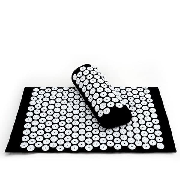 Spikemåtte + Spikepude for øget velvære - Spikepillow Sort