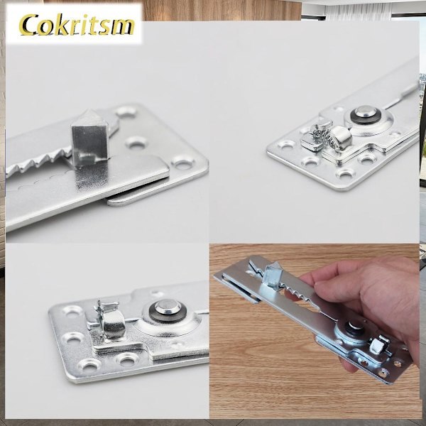 Sofakobling, metal, med skruer, 4 stk. sofakobling, modulær sofakobling, skruer, modulær sofa, møbelreservedele