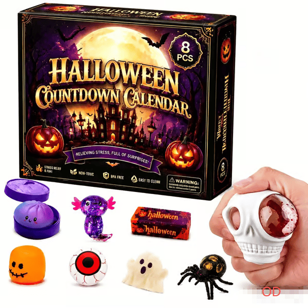 8-delad Mystery Box, Blind Box Maltsocker, Kreativ Långsam-återfjädring Squishy, ​​Party Present, 8 Stresslindring