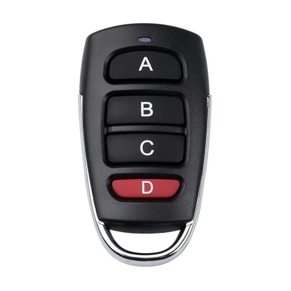Trådlös RF 433mhz fjärrkontroll kopieringskod garageport grind duplikator 433 Mhz nyckel fjärrkontrollöppnare A A
