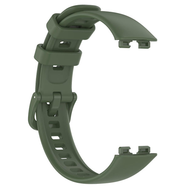 Huawei Band 8:lle silikoninen ranneke, vedenkestävä urheiluranneke Dark green, Dark Green Huawei Band 8