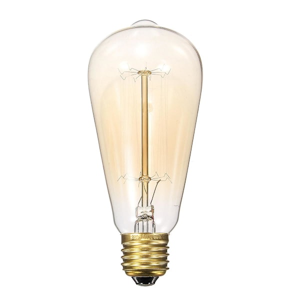 E27 60w Vintage Varmvit Glödlampa Antik Edison Lampa För Hem Inomhus Ac110v 220v