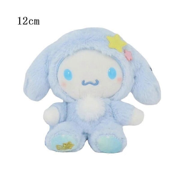 10-15cm Sanrio Plysch Gosedjur Tecknad Anime Figur Kuromi My Melody Cinnamoroll Söta Dockor Baby Födelsedagspresenter Kawaii Dekor Cinnamoroll 12cm CHINA