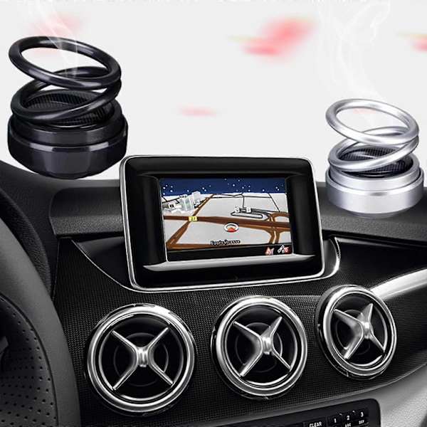 Kiinteä aromaterapiakuppi autoon, kotiin ja toimiston makuuhuoneeseen Silver