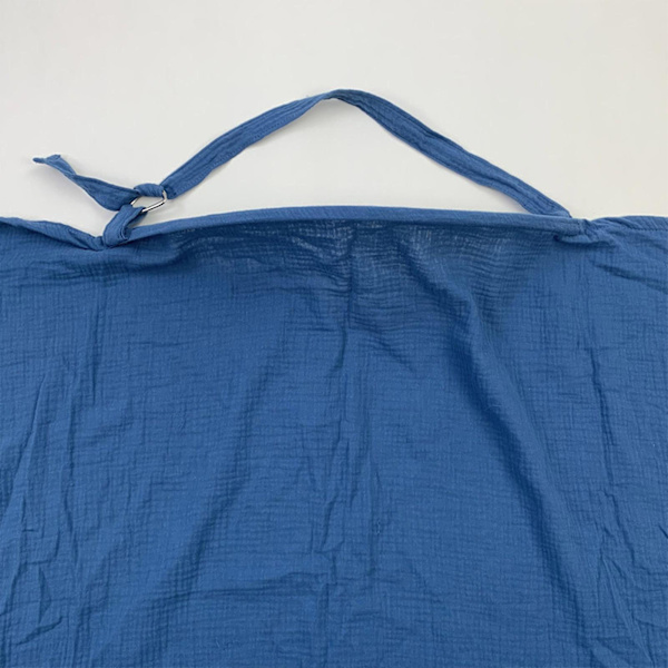 Muslin-amningsöverdrag Andningsbart Bomullsöverdrag För Amning & Pumpning Med Styv Ring Dark Blue