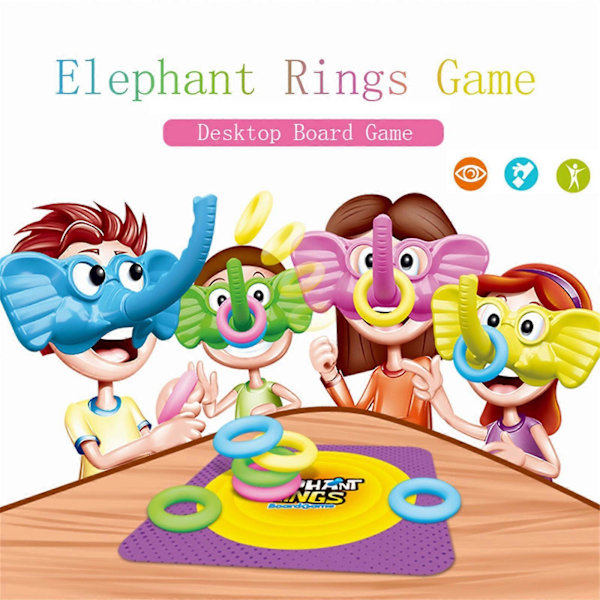 Rings Brettspill Intelligens Kaste Sirkel Morsom Spill Leke for Barn 241152