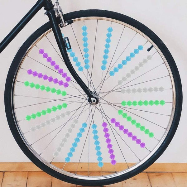 INF Ekerdekor luminescerande cykelpärlor 36-pack