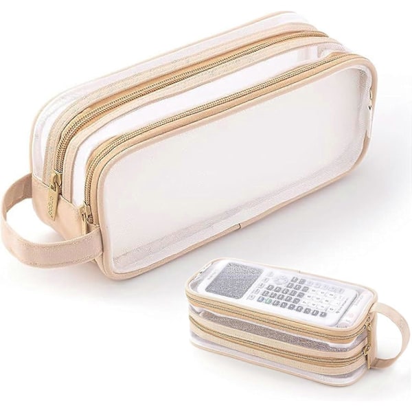 Penneetui, transparent penneetui, penneetui kontor penneetui Light coffee