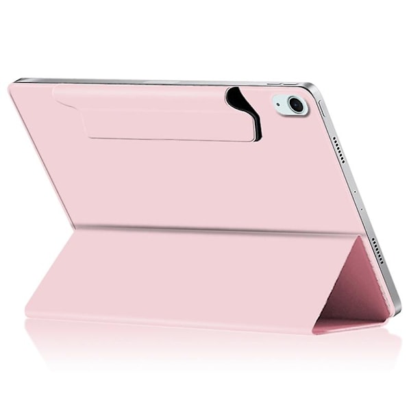 Stativtaske til iPad Air 13 (2024) (M2) - Stødsikker Magnetisk PU Læder Flip Tablet Cover - Pink Multicolor Pink