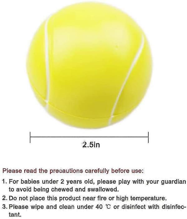 Skumbolde, pakke med 9 skumtennisbolde