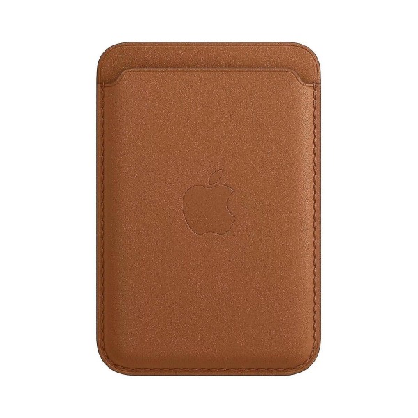 Offisiell Apple Leather Wallet med MagSafe for iPhone - Saddle Brown