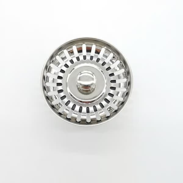 Si-kurv/Vaskprop med kurveventil Ø82 mm/79 mm - prop til IKEA Køkken Atlant, Domsjö og si til vask diameter 79 mm