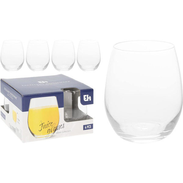 20oz 40g Juomalasit 4 kpl 390ml | Lasilasi lahjapakkaus | Cocktailit, juomat, mehut