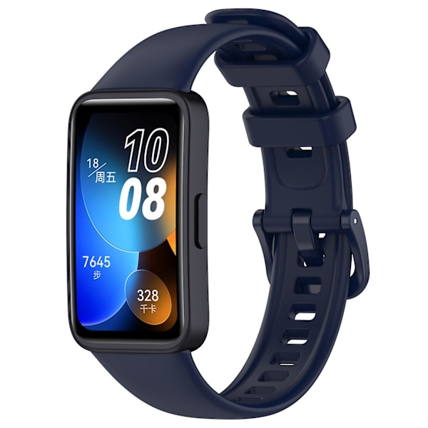 Silikonarmband för Huawei Band 8, Vattentätt Sportarmband Blue, Ink Blue Huawei Band 8