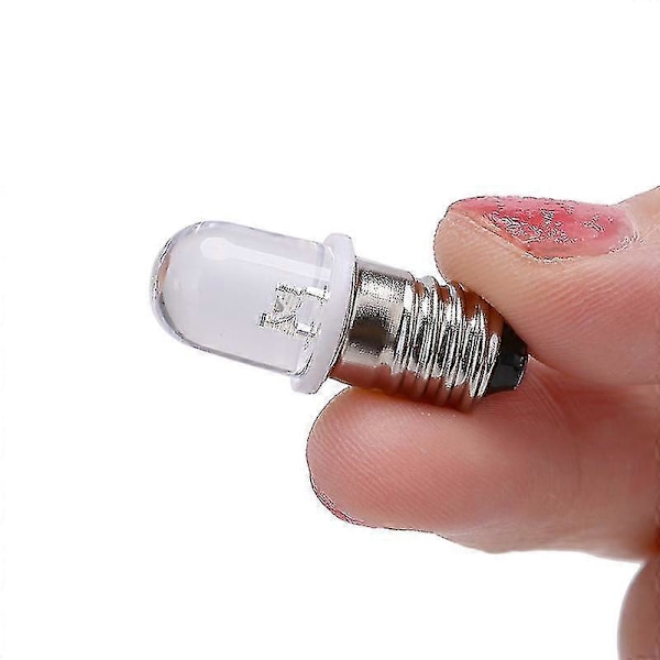 5 stk. E10 LED-pære E10 DC 3V 4.5V Instrumentpære E10 Indikatorpære Gammeldags Lommelyktpære xi S20241227444