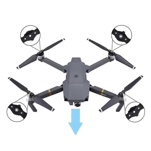 8 stk. propeller til DJI Mavic Pro Drone Hurtigutløsende propeller Sammenleggbart blad 8330 Reservedeler Erstatningstilbehør