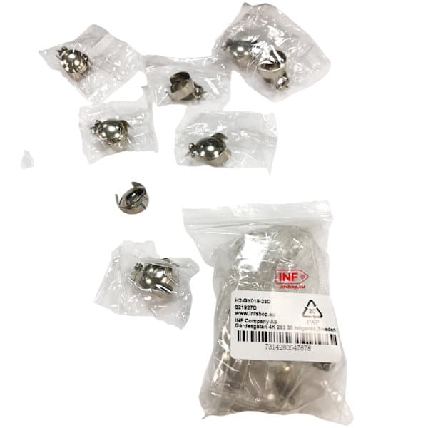 Automatisk ljussläckare 8-pack Silver Silver Silver