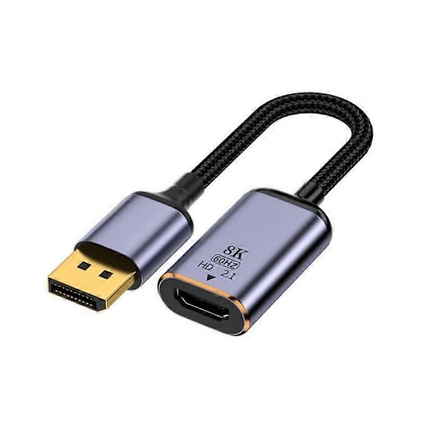 Premium USB-C till HDMI-kompatibel Adapteranslutning med datorer Plug and Play för HDMI female to DP ma