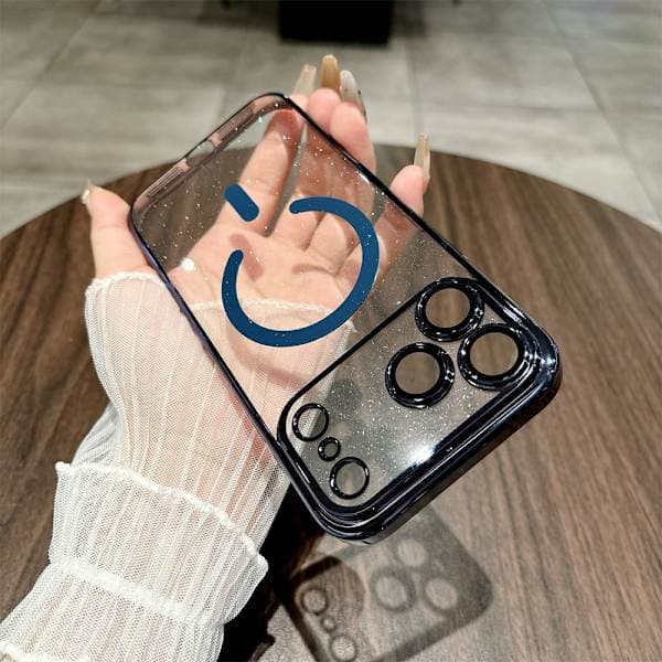 iPhone 17 Pro Max mobiltelefonfodral, transparent mobiltelefonfodral (Titanium Blue iPhone 17 Pro Max) iPhone17Promax iPhone17Promax