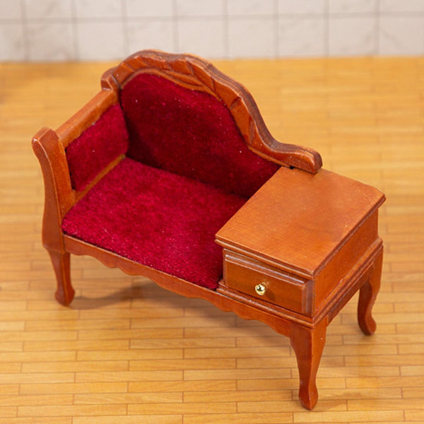 1:12 Mittakaavan Miniatyyri Nukkekodin Kalusteet Laatikolla Olohuoneen Kalusteet Joululahjoiksi