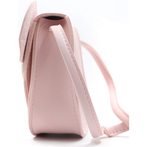 Lille museøre bue crossbody taske, PU skuldertaske til børn piger småbørn