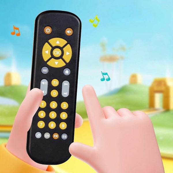 Baby TV Simuleringsfjärrkontroll Barn TV Fjärrkontroll Musik Lärning Tidig Utbildning Pussel Baby Leksaker