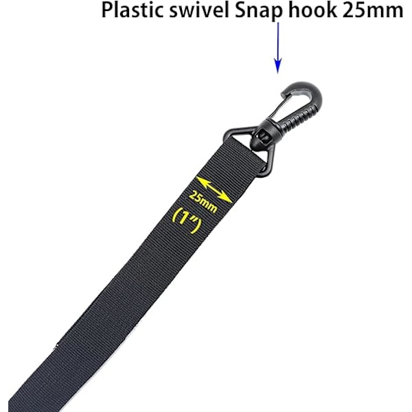 Plastik Snap Hooks, Plastik Swivel Snaphook Push Gate Clip Rotary Snaphook Rotate Claw Snap Clip Spænde Spænde Kroge til Rem