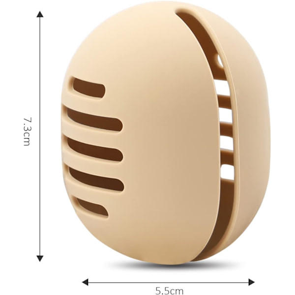 Makeup svamphållare - 2 st silikon smink svamphållare, smink svamp resefodral silikon dubbelsidig ventilerad andningsbar smink svamphållare