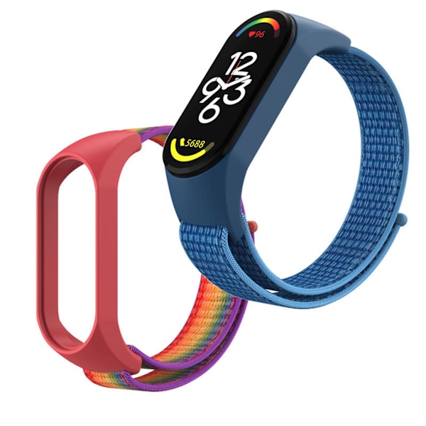 Urrem til Ur Vandtæt Justerbar Integreret Blød TPU Enkeltdel Urrem til Xiaomi Mi Band 5 6 7 Camouflage