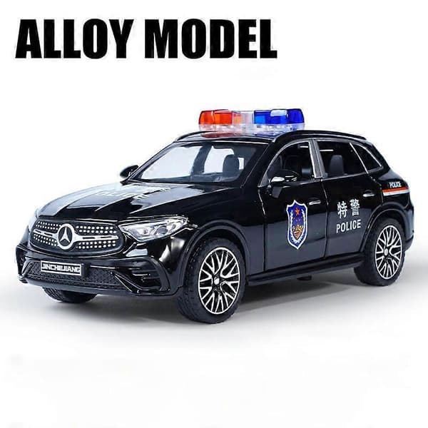 1:32 GLC400 SUV GLC Legeringsbil Model Lyd og Lys Træk Tilbage Børnelegetøj Samlerobjekter Fødselsdagsgave Legetøjsbiler Black 1