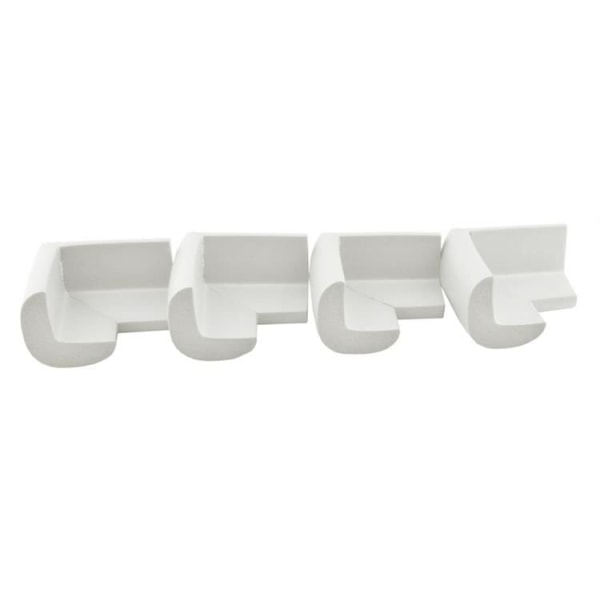 4-pack - Hörn skydd för bord / Kant skydd - Barnsäkerhet Vit