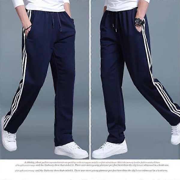 Joggebukser Herre Bukser Stor Størrelse Løse Casual Student Joggebukser Herre Rett Bukser Lange Bukser dark grey 5XL