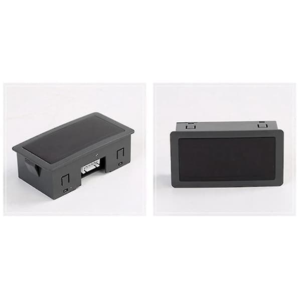 4 Digital LED Display Tachometer RPM Speedometer Højpræcisions Tachometer med Hall Proximity Switch Sensor NPN sort