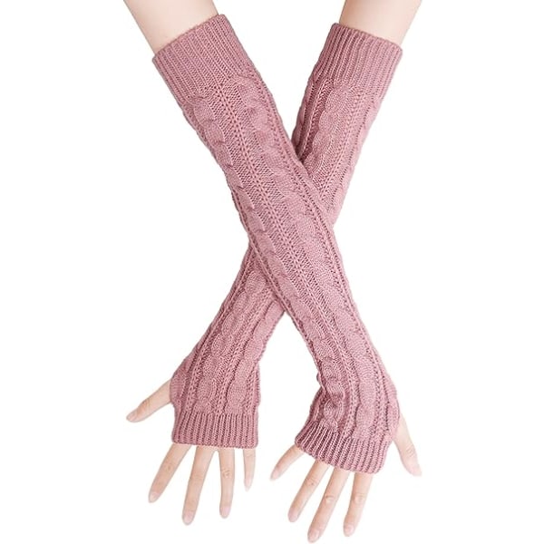 Winter Arm Warmer -neulotut sormettomat hanskat