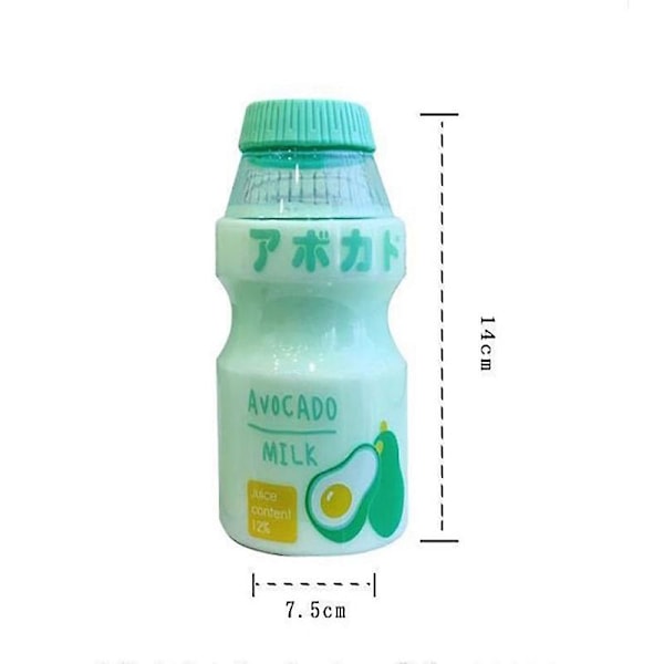 480ml Muovinen Vesipullo Juomapullo Söpö Kawaii Maitosheikkeripullo banana