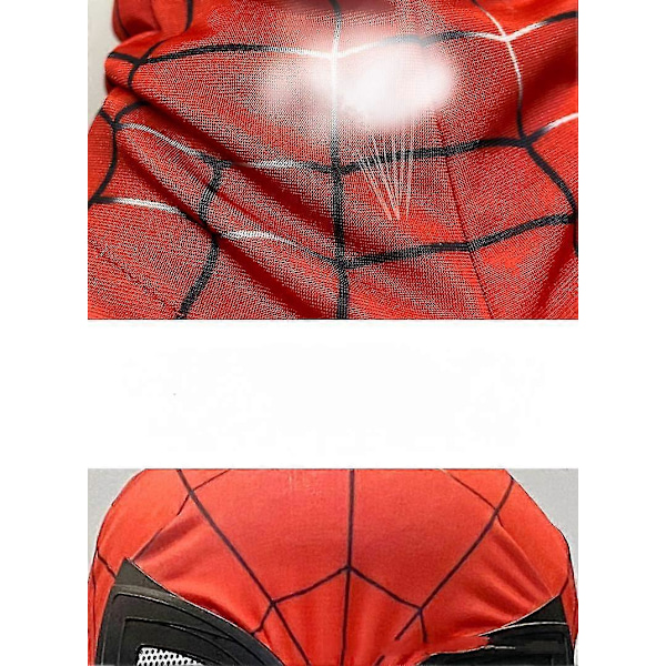 Veeki 3D Spiderman Masker Spider Man Cosplay Kostymer Lycra Maske Superhelt Linser-ZZ01