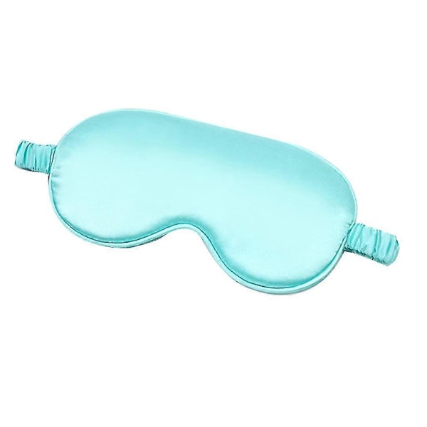 Unisex Sovemaske Blokerer Lys Silke Hvile Afslapning Søvnhjælp Maske Blindfold Light green