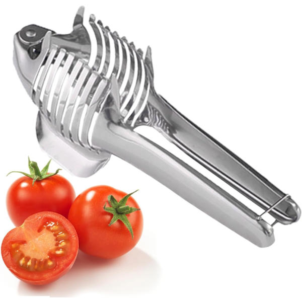 Frukt Lime Slicer - Lime Frukt Tomat Skärare Rund Slicer Rostfritt Stål | Rund Citron Ägg Skivning Verktyg, Flerfunktionell Handhållen Rund Frukt Tång